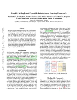 EasyRL: A Simple and Extensible Reinforcement Learning Framework