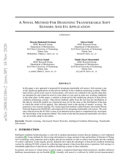 A Novel Method For Designing Transferable Soft Sensors And Its
  Application