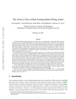 The ATHENA Class of Risk-Limiting Ballot Polling Audits