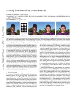 Learning Illumination from Diverse Portraits