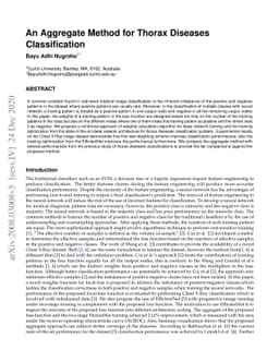 An Aggregate Method for Thorax Diseases Classification