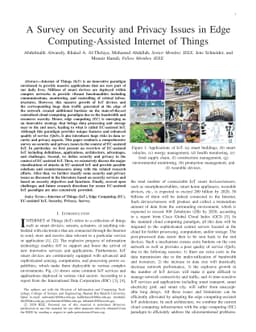 A Survey on Security and Privacy Issues in Edge Computing-Assisted
  Internet of Things