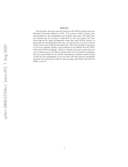 X-Ray bone abnormalities detection using MURA dataset