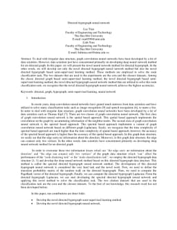 Directed hypergraph neural network