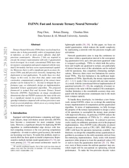 FATNN: Fast and Accurate Ternary Neural Networks