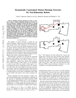 Dynamically Constrained Motion Planning Networks for Non-Holonomic
  Robots