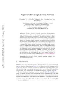 Representative Graph Neural Network