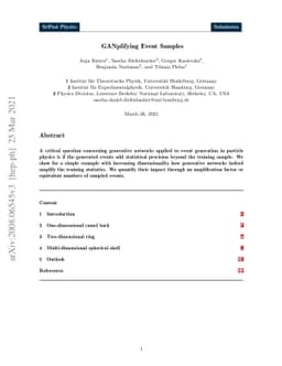 GANplifying Event Samples
