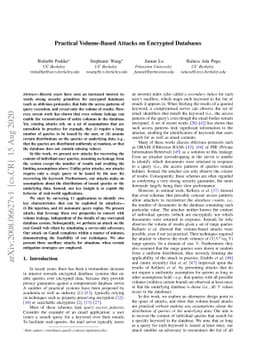 Practical Volume-Based Attacks on Encrypted Databases