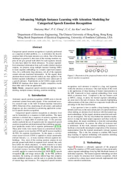 Advancing Multiple Instance Learning with Attention Modeling for
  Categorical Speech Emotion Recognition