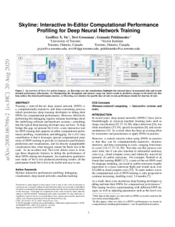Skyline: Interactive In-Editor Computational Performance Profiling for
  Deep Neural Network Training
