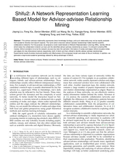 Shifu2: A Network Representation Learning Based Model for
  Advisor-advisee Relationship Mining
