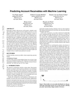 Predicting Account Receivables with Machine Learning