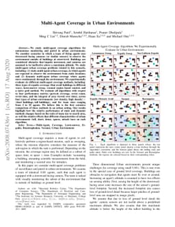 Multi-Agent Coverage in Urban Environments