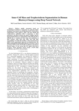 Inner Cell Mass and Trophectoderm Segmentation in Human Blastocyst
  Images using Deep Neural Network