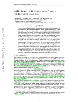 BOIL: Towards Representation Change for Few-shot Learning