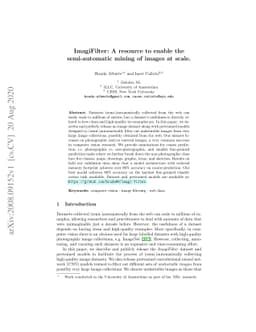 ImagiFilter: A resource to enable the semi-automatic mining of images at
  scale