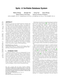 Spitz: A Verifiable Database System