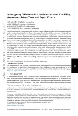 Investigating Differences in Crowdsourced News Credibility Assessment:
  Raters, Tasks, and Expert Criteria
