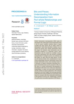 Bits and Pieces: Understanding Information Decomposition from Part-whole
  Relationships and Formal Logic