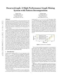 DwarvesGraph: A High-Performance Graph Mining System with Pattern
  Decomposition