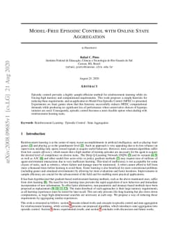 Model-Free Episodic Control with State Aggregation