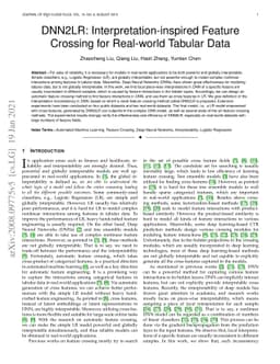 DNN2LR: Interpretation-inspired Feature Crossing for Real-world Tabular
  Data