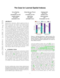 The Case for Learned Spatial Indexes