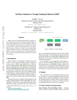 3rd Place Solution to "Google Landmark Retrieval 2020"