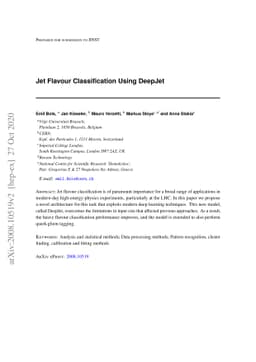 Jet Flavour Classification Using DeepJet