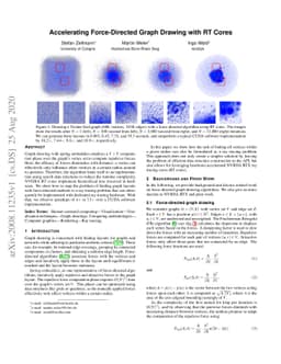 Accelerating Force-Directed Graph Drawing with RT Cores