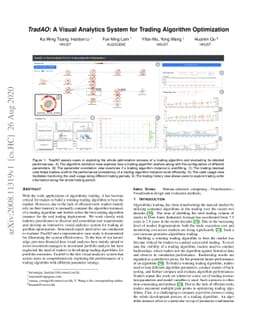 TradAO: A Visual Analytics System for Trading Algorithm Optimization