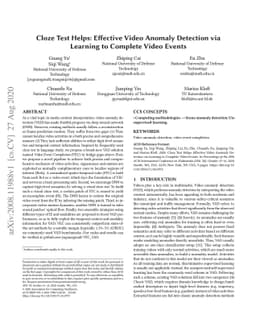 Cloze Test Helps: Effective Video Anomaly Detection via Learning to
  Complete Video Events