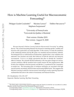 How is Machine Learning Useful for Macroeconomic Forecasting?