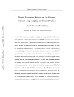 Double Happiness: Enhancing the Coupled Gains of L-lag Coupling via
  Control Variates