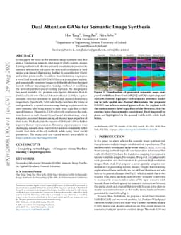 Dual Attention GANs for Semantic Image Synthesis