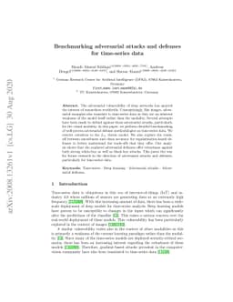 Benchmarking adversarial attacks and defenses for time-series data