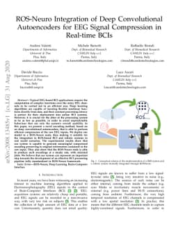 ROS-Neuro Integration of Deep Convolutional Autoencoders for EEG Signal
  Compression in Real-time BCIs