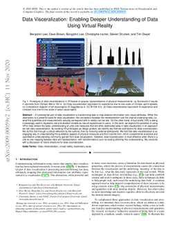 Data Visceralization: Enabling Deeper Understanding of Data Using
  Virtual Reality