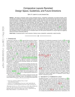Comparative Layouts Revisited: Design Space, Guidelines, and Future
  Directions