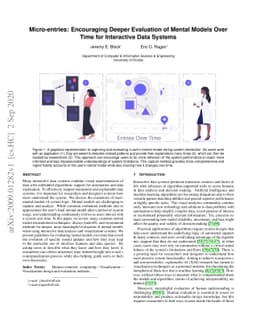 Micro-entries: Encouraging Deeper Evaluation of Mental Models Over Time
  for Interactive Data Systems
