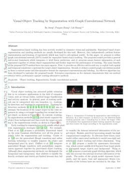 Visual Object Tracking by Segmentation with Graph Convolutional Network