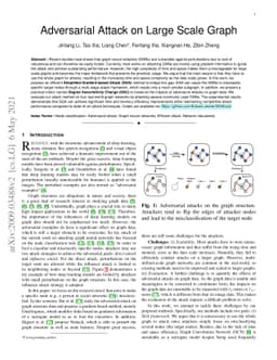 Adversarial Attack on Large Scale Graph