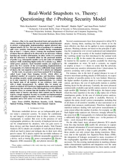 Real-World Snapshots vs. Theory: Questioning the t-Probing Security
  Model