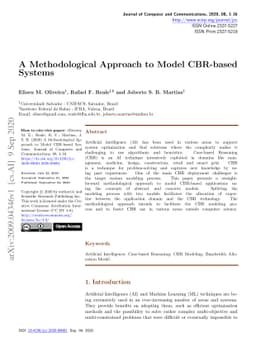 A Methodological Approach to Model CBR-based Systems