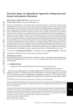 Narrative Maps: An Algorithmic Approach to Represent and Extract
  Information Narratives