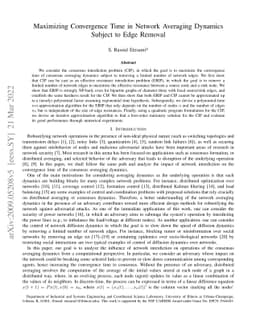 Maximizing Convergence Time in Network Averaging Dynamics Subject to
  Edge Removal
