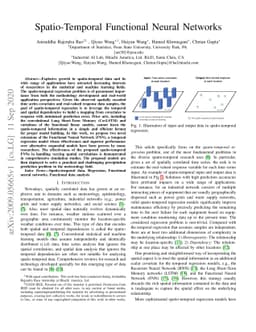 Spatio-Temporal Functional Neural Networks