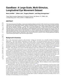 GazeBase: A Large-Scale, Multi-Stimulus, Longitudinal Eye Movement
  Dataset
