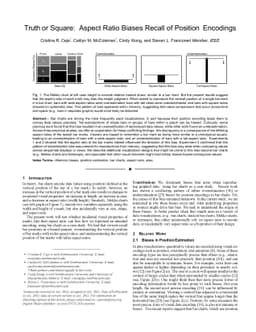 Truth or Square: Aspect Ratio Biases Recall of Position Encodings